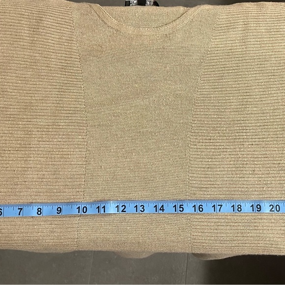 🍂 PICADILLY Canadian Brand Beige Round Neck Sweater with Dolman Sleeves - Picture 10 of 10